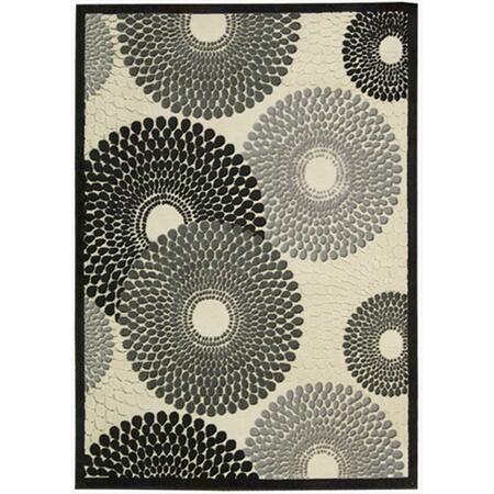 NOURISON Graphic Illusions Area Rug Collection Parch 7 Ft 9 In. X 10 Ft 10 In. Rectangle 99446118073